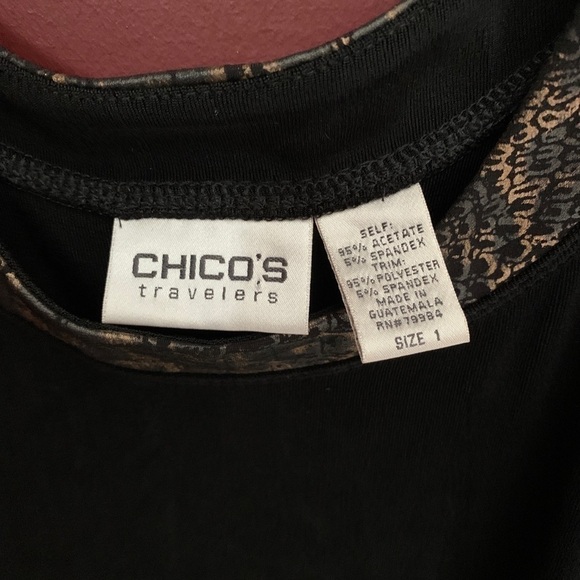 Chicos Travelers Slinky Tank Top | Size 1 - Picture 3 of 3